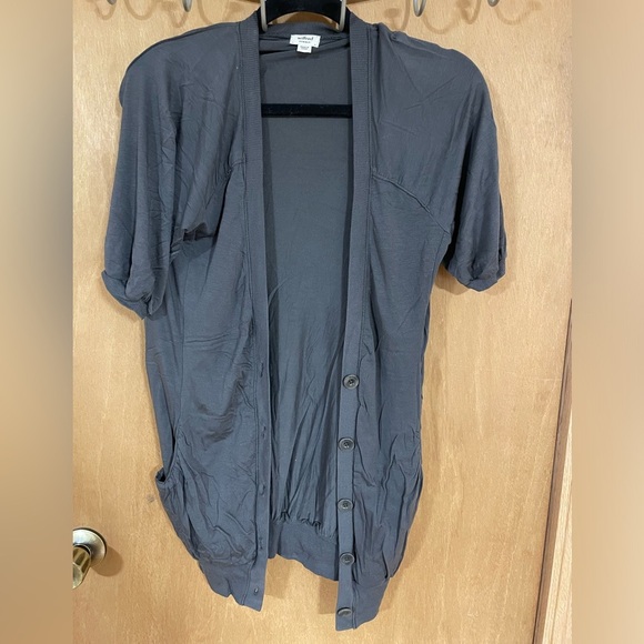 WILFRED FREE- short sleeved button up cardigan - Picture 1 of 2